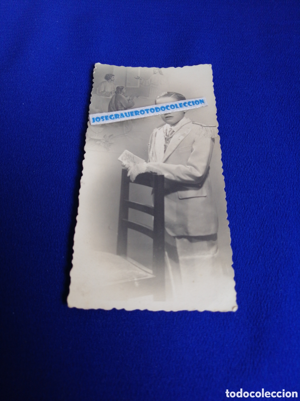 Fotografia antica: COMUNI&Oacute;N NI&Ntilde;O MODELO 1952 FOTOGRAF&Iacute;A ANTIGUA SIGLO PASADO