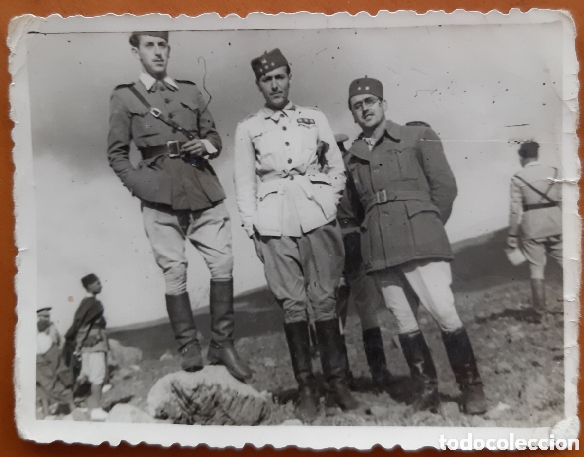 Fotografia antica: Fotograf&iacute;a original tropas n&oacute;madas regulares. A&ntilde;os 40. R9700