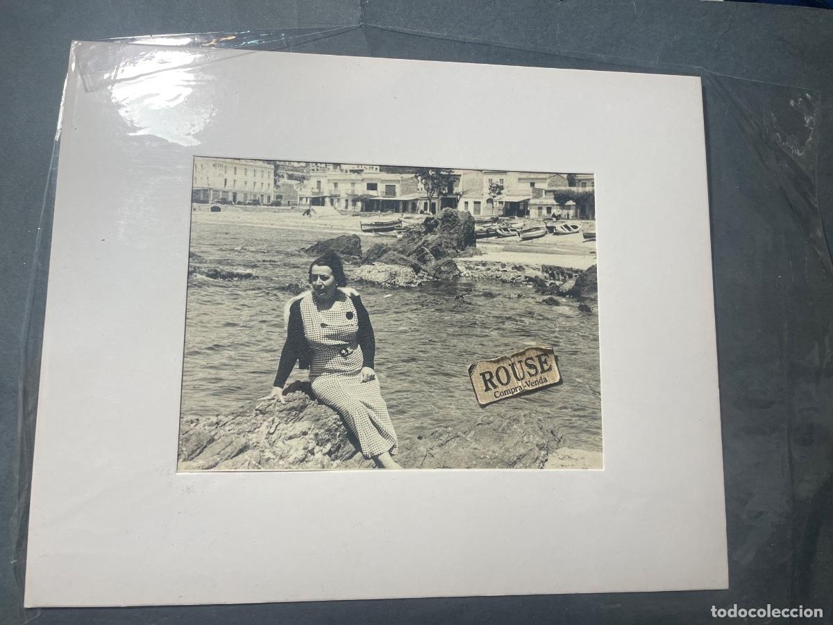 Fotografia antiga: COSTA BRAVA - CALELLA DE PALAFRUGELL - PLAYA DE LLAFRANCH - ANTIGUA FOTOGRAFIA ORIGINAS A&Ntilde;OS 40