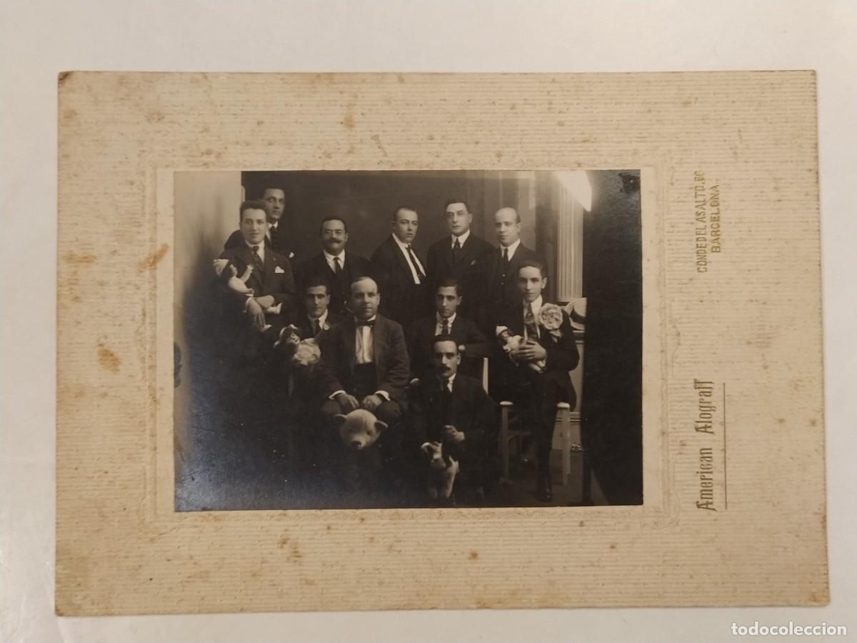 Fotograf&iacute;a antigua: HOMBRES MAYORES CON JUGUETES Y MU&Ntilde;ECAS - AMERICAN ALOGRAFF - FOTOGRAFIA ANTIGUA -(V-27.924)