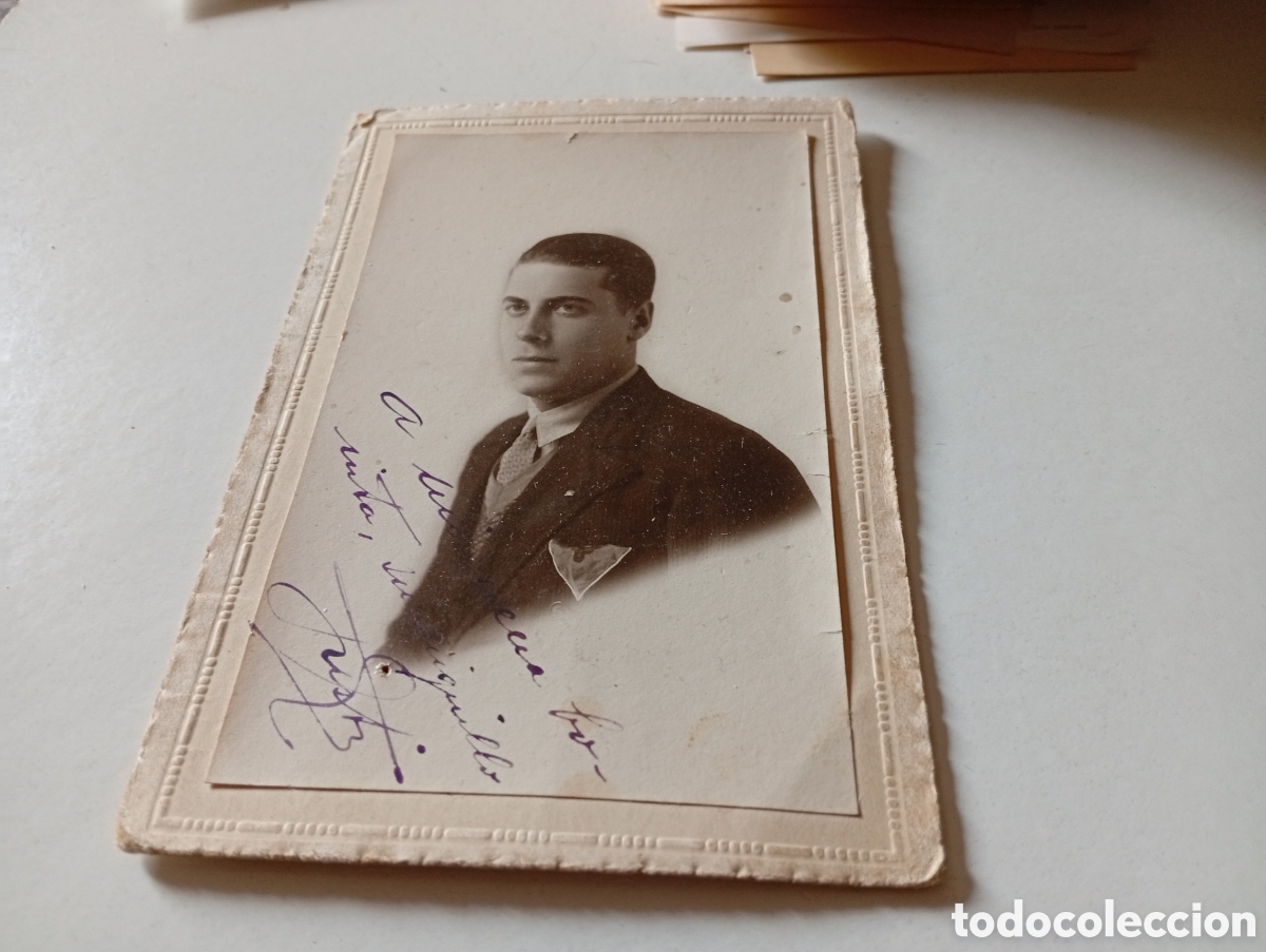 Fotografia antica: Fotograf&iacute;a antigua caballero