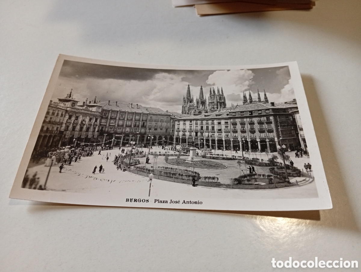 Fotografia antica: Fotograf&iacute;a antigua Burgos,plaza Jose Antonio