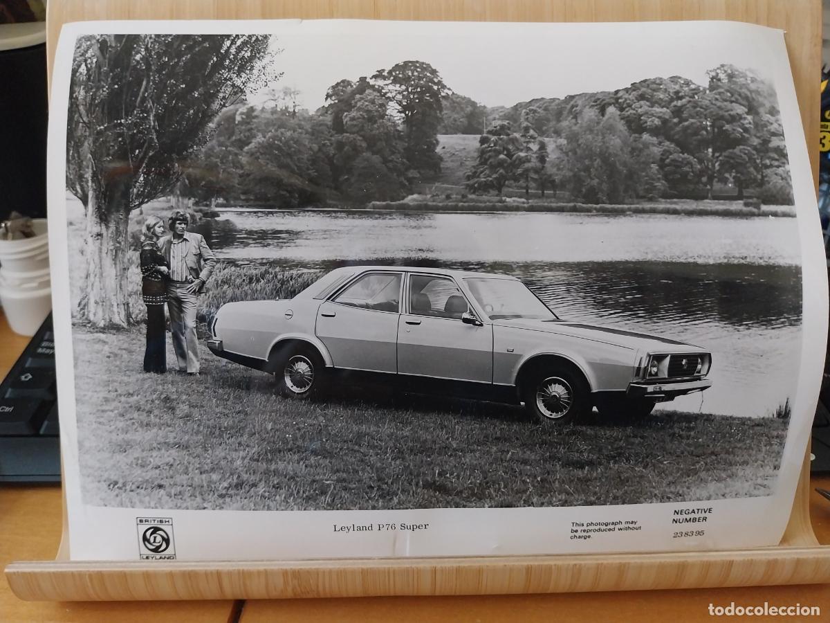 Fotografia antica: LEYLAND P76 SUPER FOTO PRESS ORIGINAL VINTAGE 24X18.2CMS PUBLICIDAD AUTOS