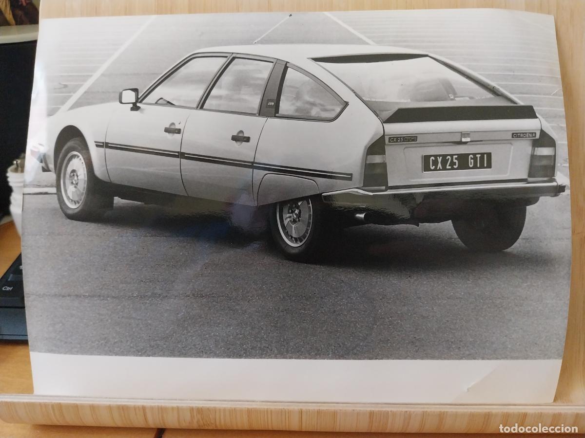 Antique Photography: CITROEN CX 25 GTI FOTO PRESS ORIGINAL VINTAGE 24X18CMS PUBLICIDAD AUTOS *