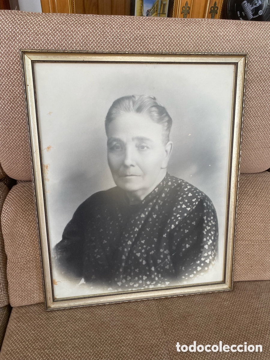 Fotograf&iacute;a antigua: Antiguo Retrato en marco - Foto 2
