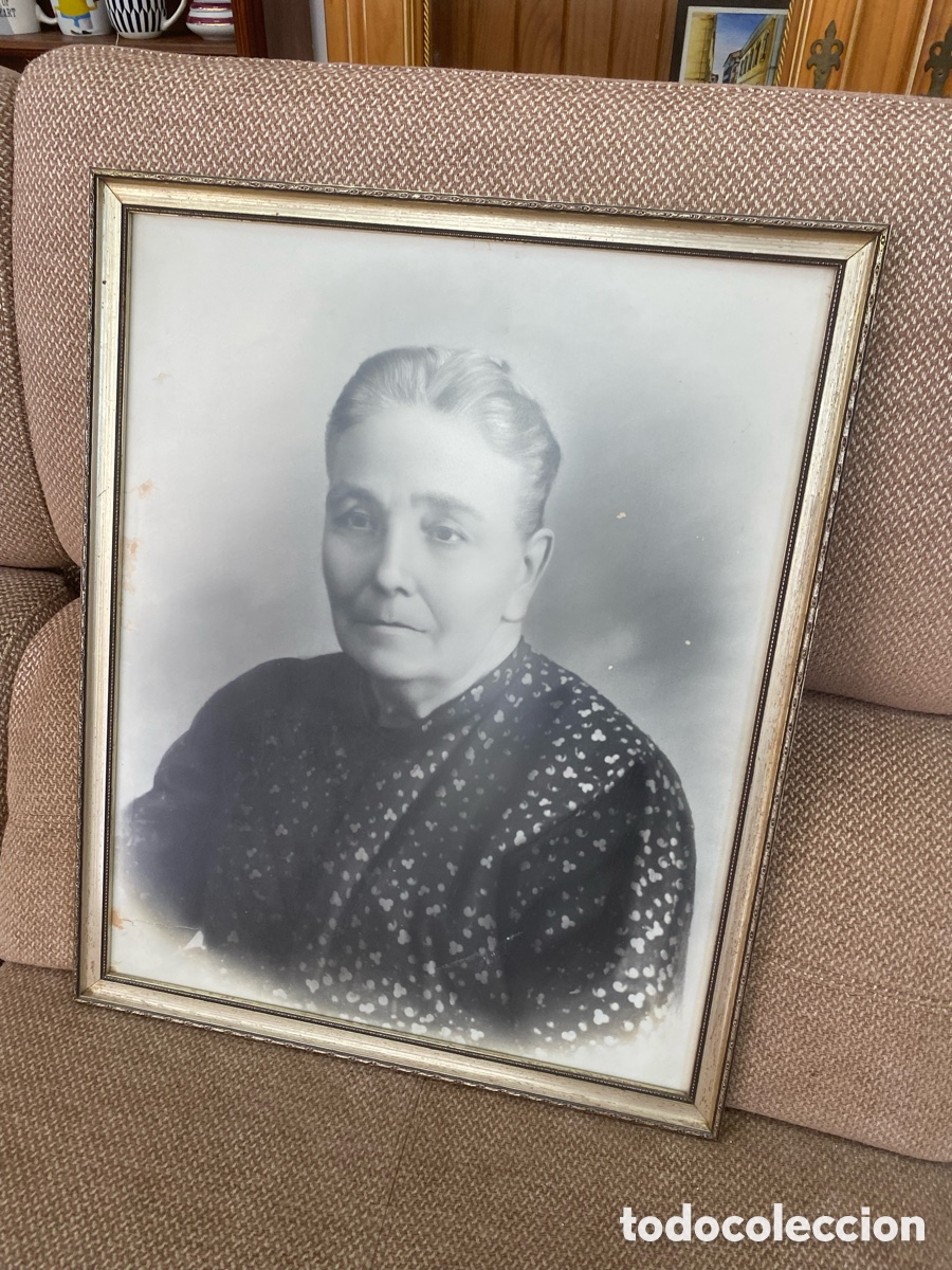 Fotograf&iacute;a antigua: Antiguo Retrato en marco - Foto 3