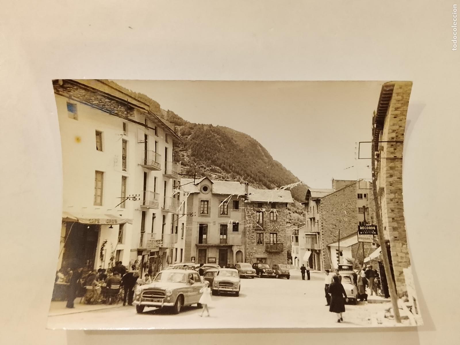 Fotograf&iacute;a antigua: ANDORRA - ENCAMP - CAFETERIA COCHES Y OTROS - FOTOGRAFIA ANTIGUA -(K-15.265)