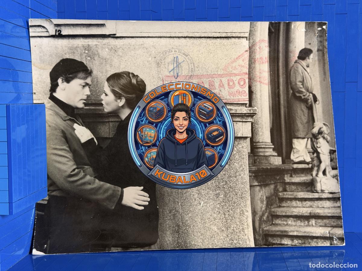 Antique Photography: RODAJE DE PEL&Iacute;CULA, ACTORES FAMOSOS. TIENES SELLOS - PAREJA. CONVERSANDO. 24x18Cms