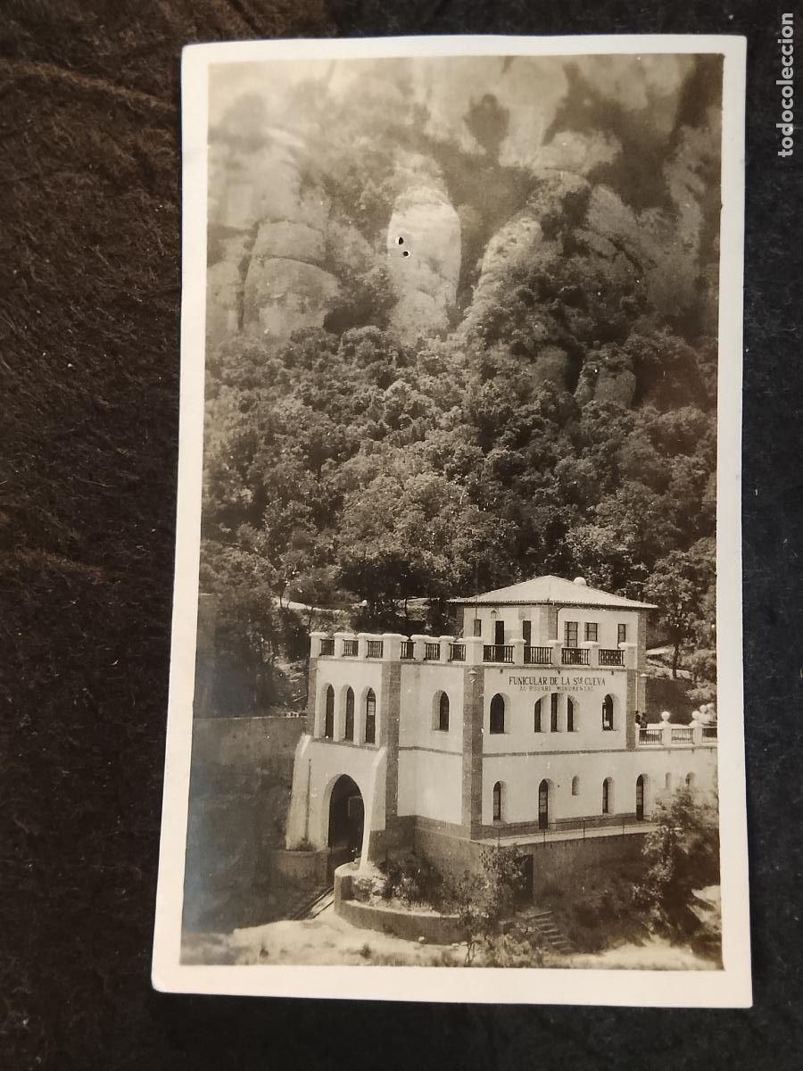 Fotograf&iacute;a antigua: MONTSERRAT - FUNICULAR - FOTOGRAFIA ANTIGUA -(115.920)