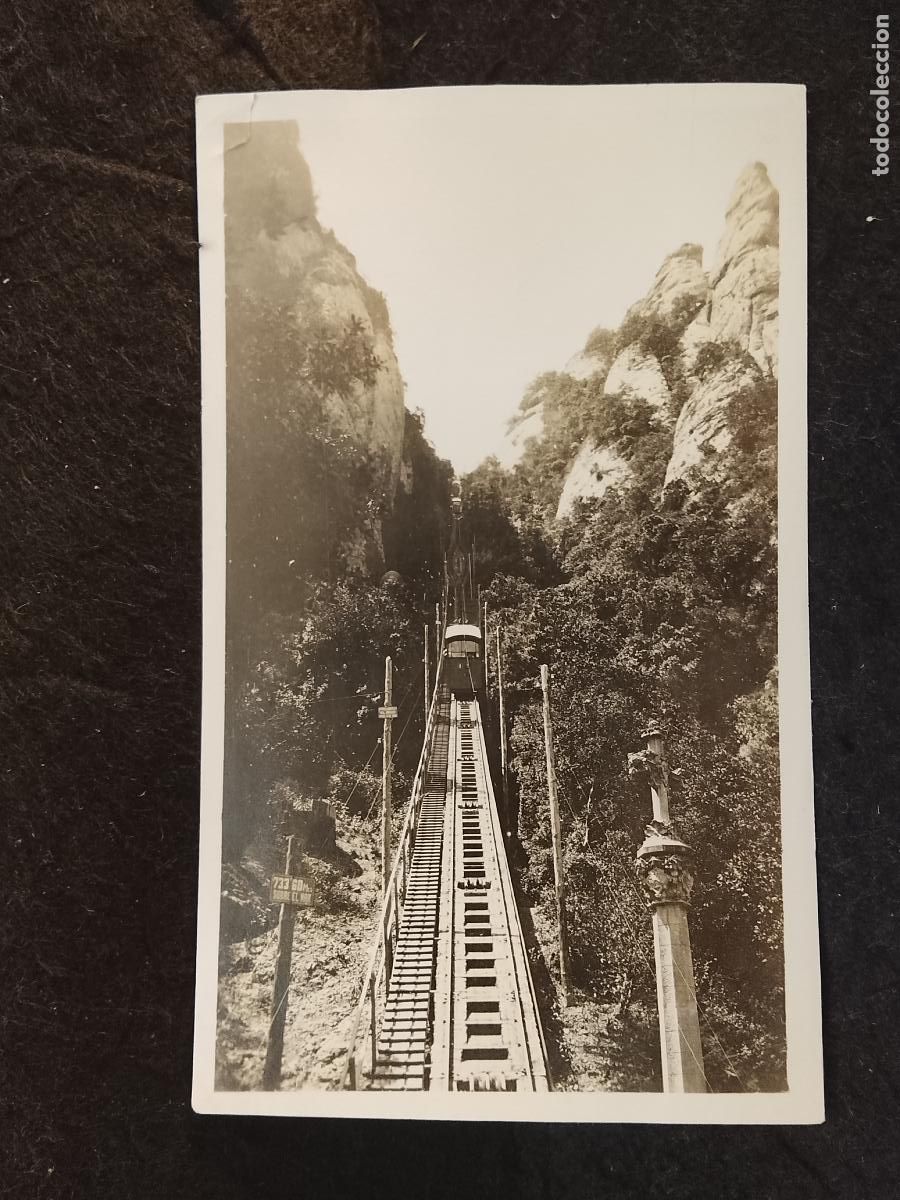 Fotograf&iacute;a antigua: MONTSERRAT - FUNICULAR - FOTOGRAFIA ANTIGUA -(115.921)