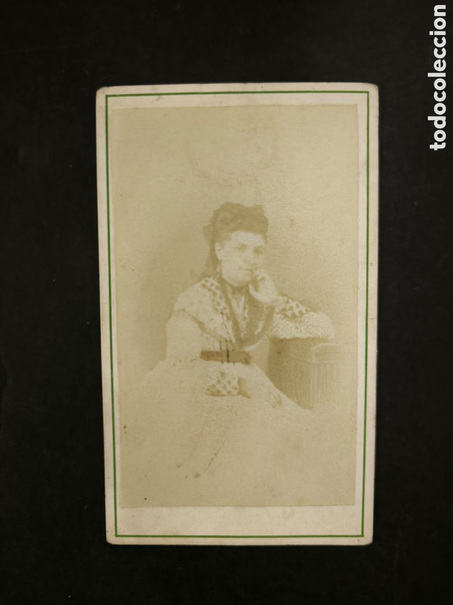 Fotograf&iacute;a antigua: Fotograf&iacute;a antigua, CDV. Barcia y C&iacute;a. Vigo, finales s. XIX. Dolores Mas&oacute;.