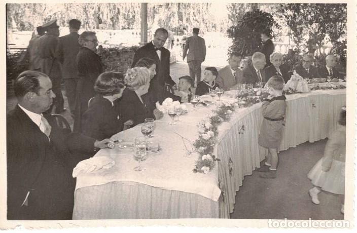 Fotografia antiga: :::: BT77 - FOTOGRAFIA - BANQUETE - FOTO FONFRIA - VALENCIA - 18 X 12 CM.