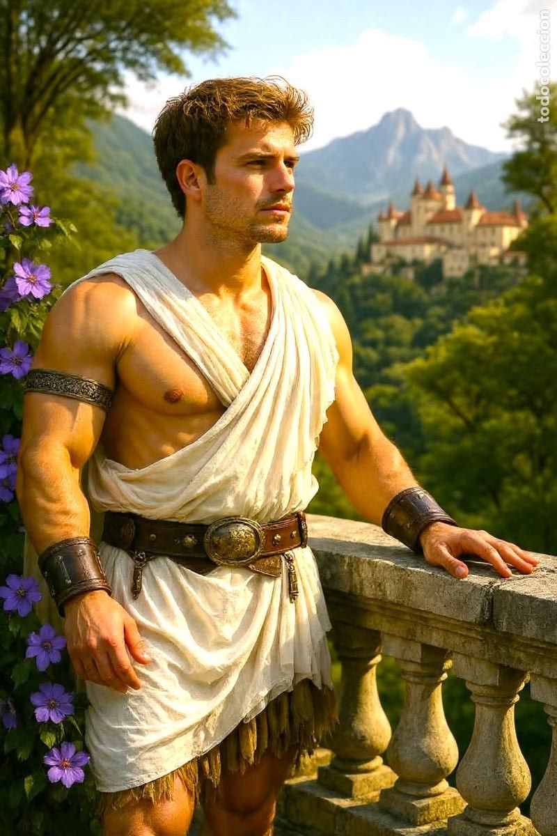 Fotograf&iacute;a antigua: HOMBRE DE LA ANTIGUA GRECIA- FOTOGRAFIA