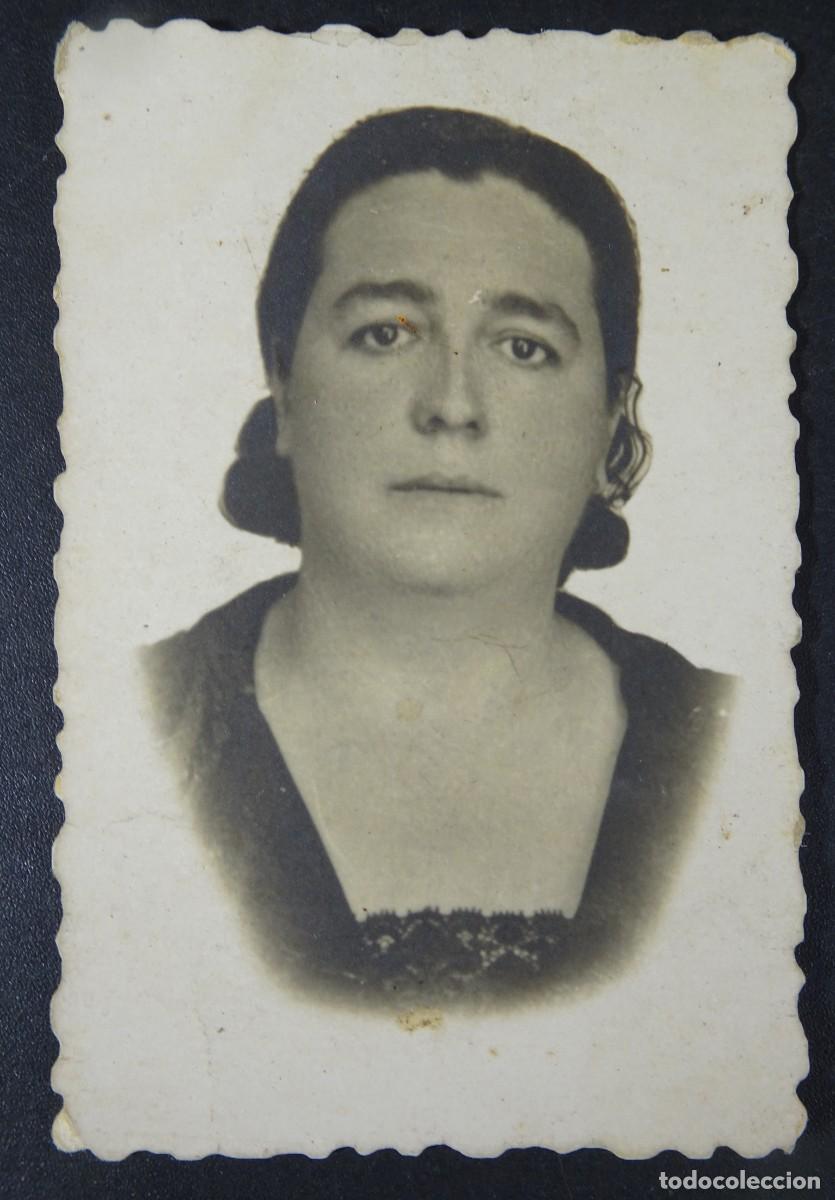 Fotograf&iacute;a antigua: ANTIGUA FOTOGRAF&Iacute;A RETRATO MUJER, TAMA&Ntilde;O PEQUE&Ntilde;O , VER FOTOS