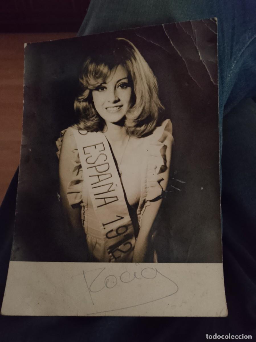Fotograf&iacute;a antigua: Foto publicitaria con firma de Miss Espa&ntilde;a 1972 Roc&iacute;o Mart&iacute;n madrigal