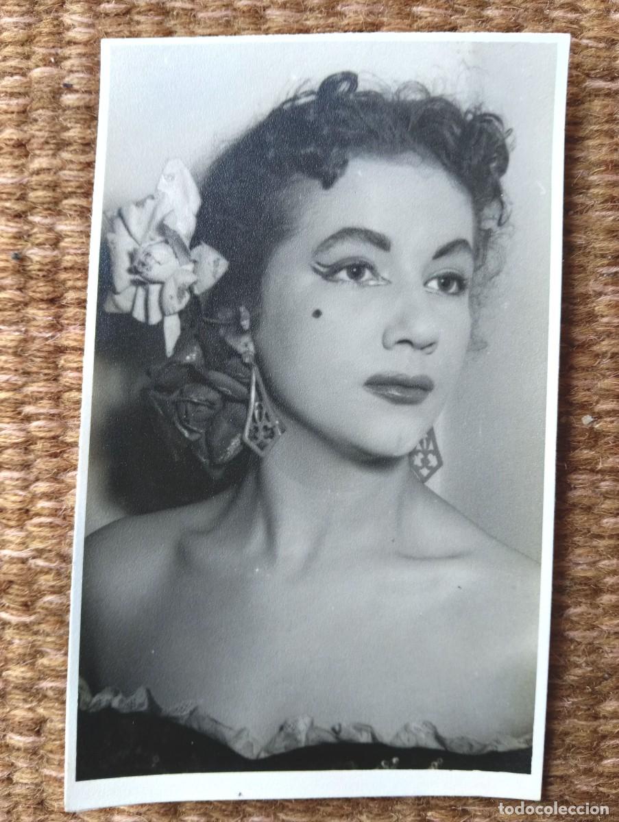 Fotograf&iacute;a antigua: VEDETTE - CABARETERA - BAILARINA - FOTO ALFONSO - BARCELONA