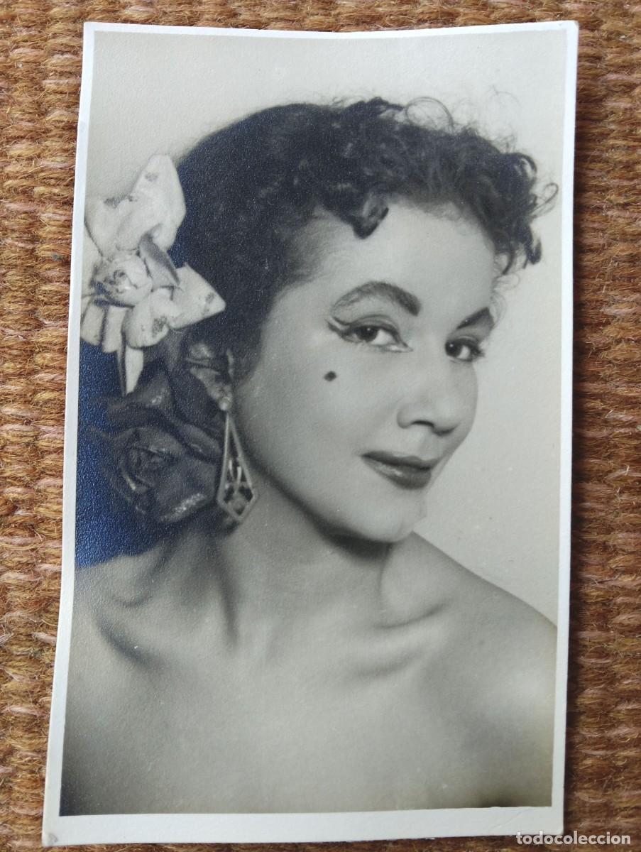 Fotograf&iacute;a antigua: VEDETTE - CABARETERA - BAILARINA - FOTO ALFONSO - BARCELONA