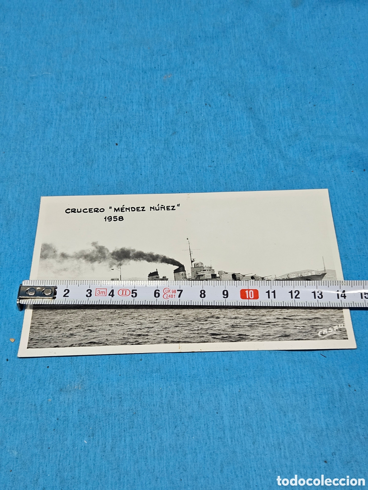 Alte Fotografie: FOTOGRAFIA CRUCERO MENDEZ NU&Ntilde;EZ 1958 CASAU