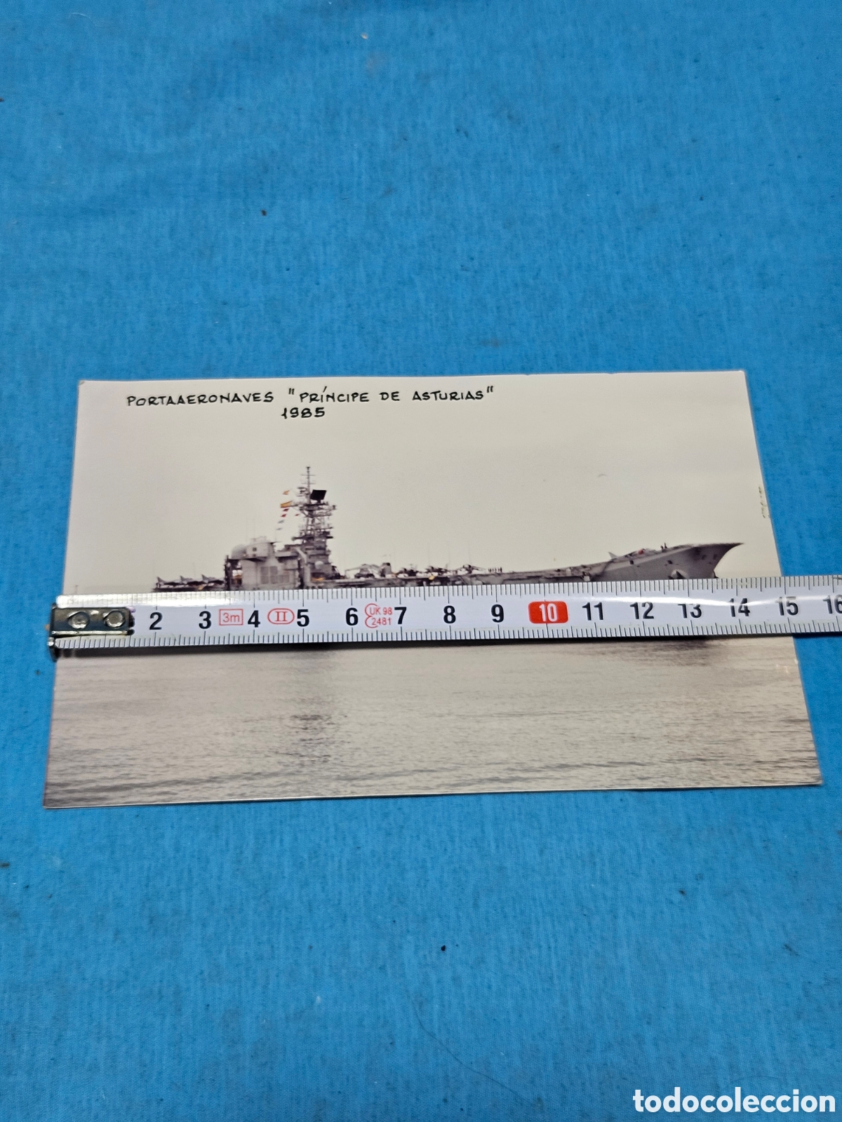 Alte Fotografie: FOTOGRAFIA PORTAAERONAVES PRINCIPE DE ASTURIAS 1985