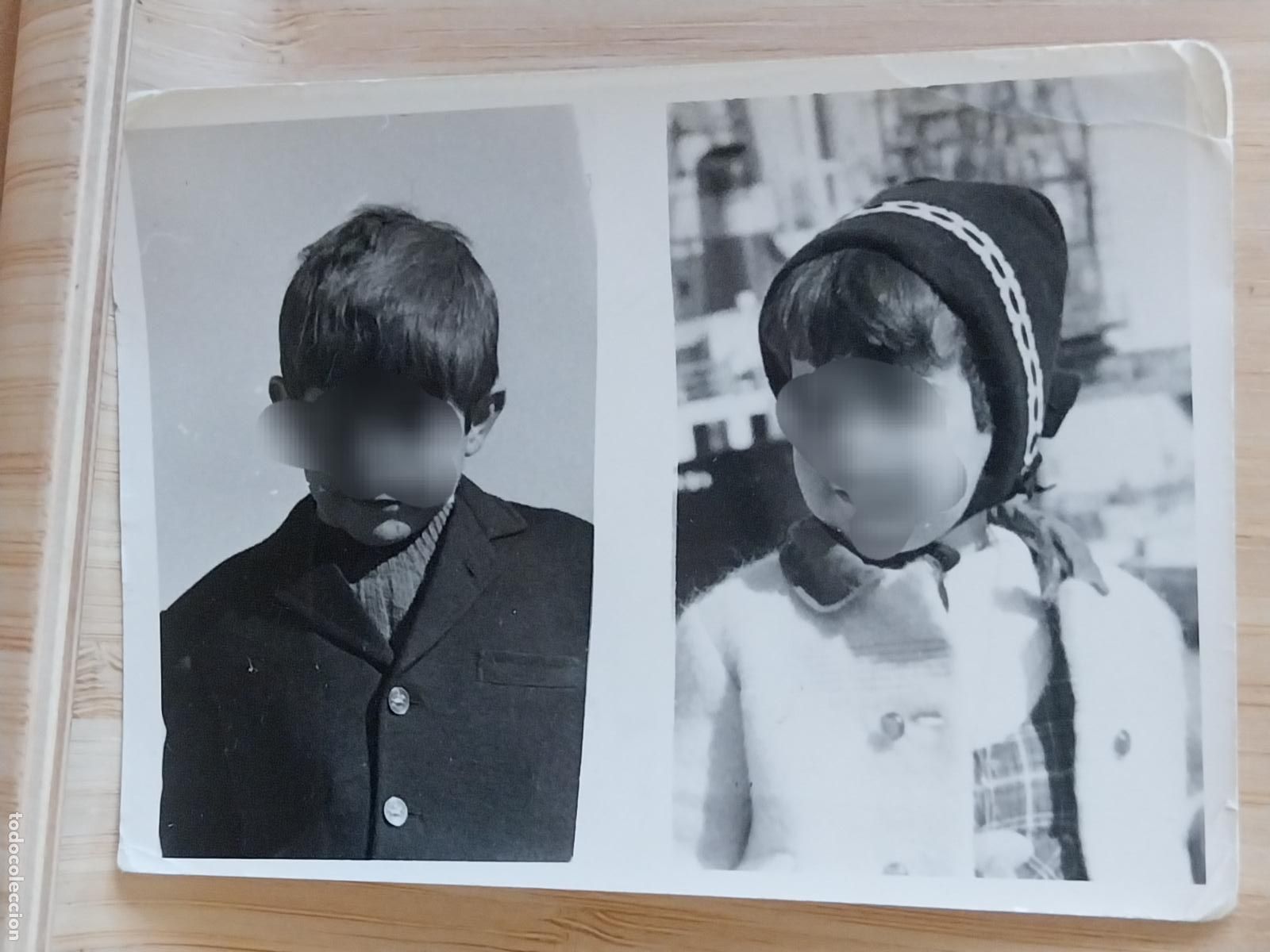 Fotograf&iacute;a antigua: NI&Ntilde;OS FOTO ORIGINAL PARTICULAR 10.3X7.4CMS A&Ntilde;OS 60