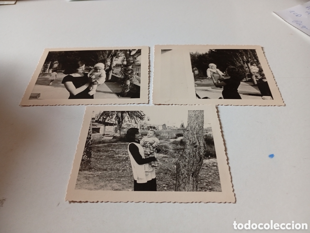Fotograf&iacute;a antigua: Fotograf&iacute;as mujer ni&ntilde;o Castell&oacute;n 1958