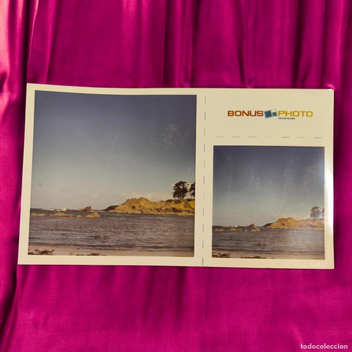 Fotograf&iacute;a antigua: Fotograf&iacute;a Doble Bonus Photo &ndash; Isla Rocosa y Costa Serena, A&ntilde;os 80/90 (Formato Ampliado)