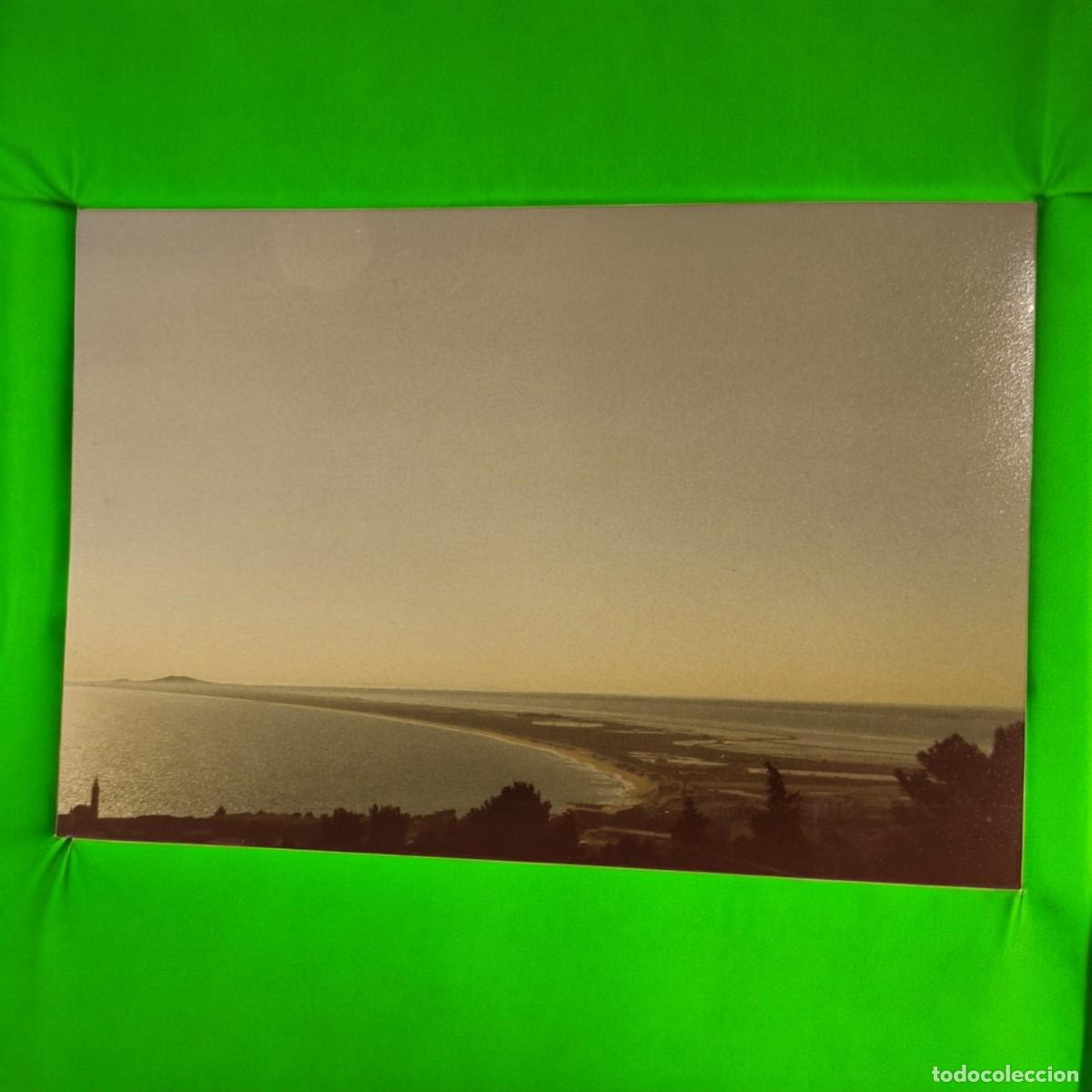 Fotografia antica: Fotograf&iacute;a Vintage En Color &ndash; Vista Panor&aacute;mica De Costa Al Atardecer