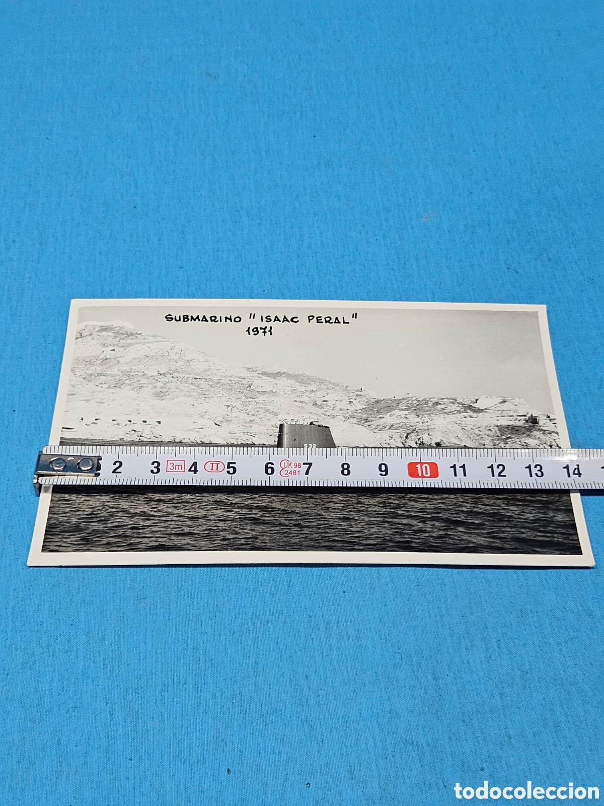 Alte Fotografie: FOTOGRAFIA SUBMARINO ISAAC PERAL 1971