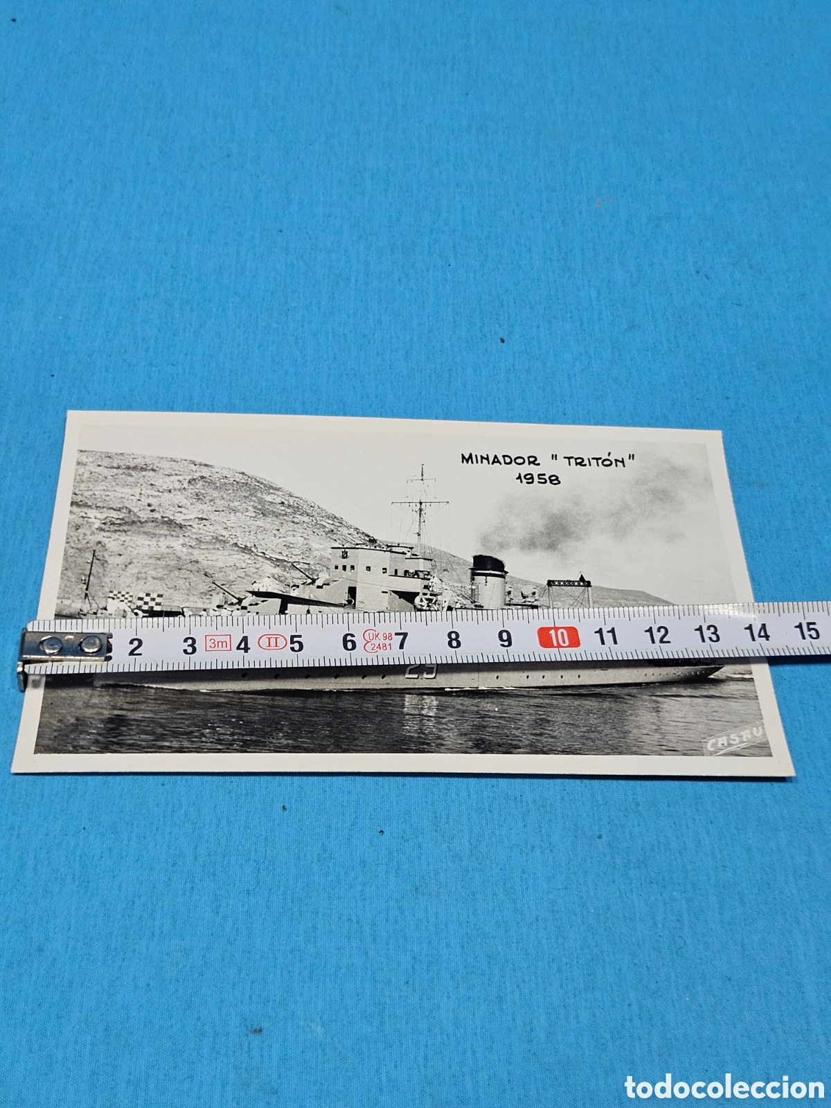 Fotograf&iacute;a antigua: FOTOGRAFIA MINADOR TRITON 1958 CASAU