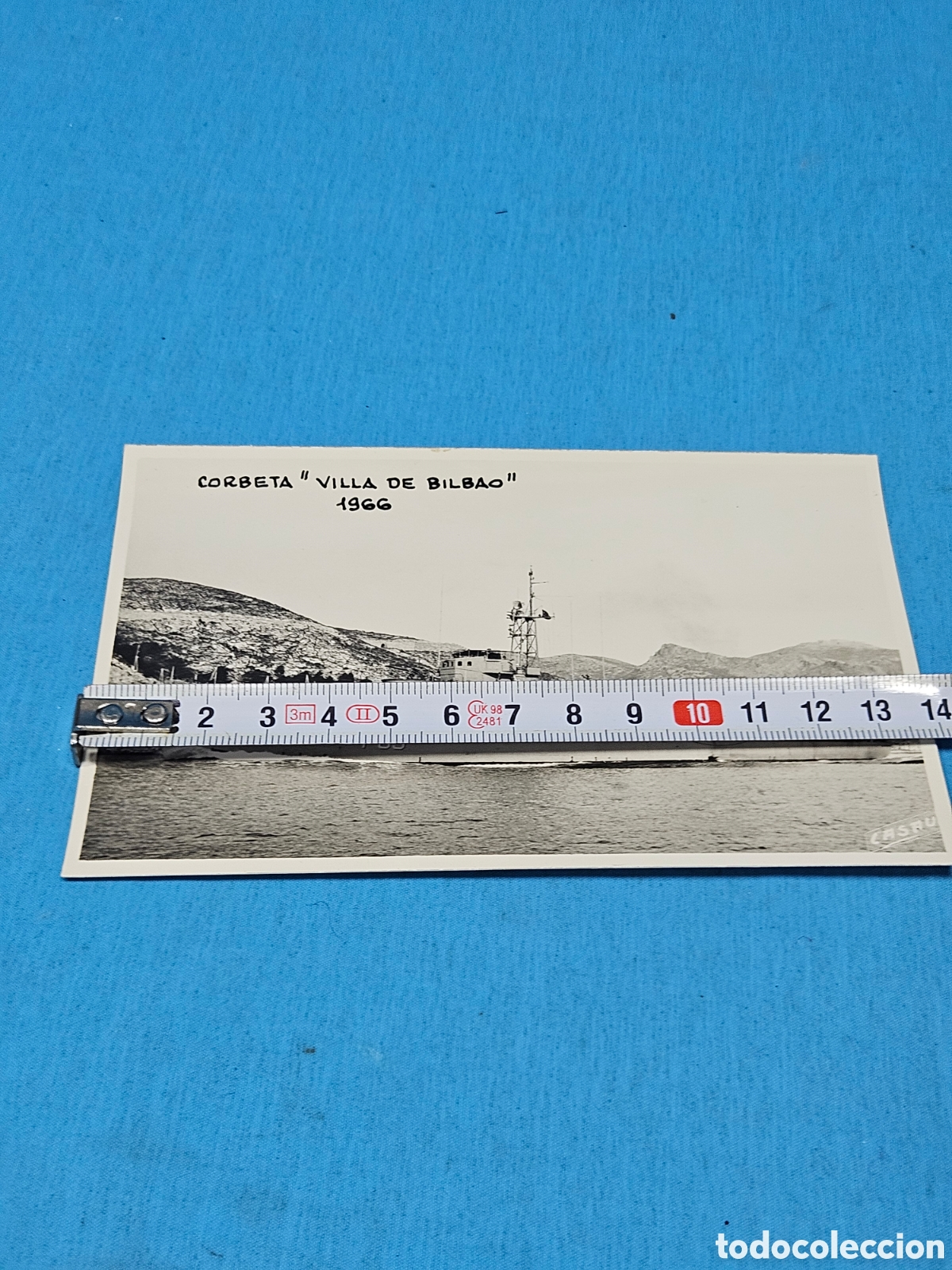 Fotograf&iacute;a antigua: FOTOGRAFIA CORBETA VILLA DE BILBAO 1966 CASAU