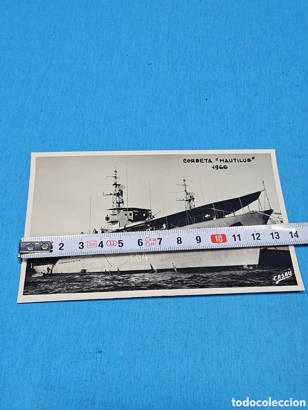 Fotograf&iacute;a antigua: FOTOGRAFIA CORBETA NAUTILUS 1966 CASAU