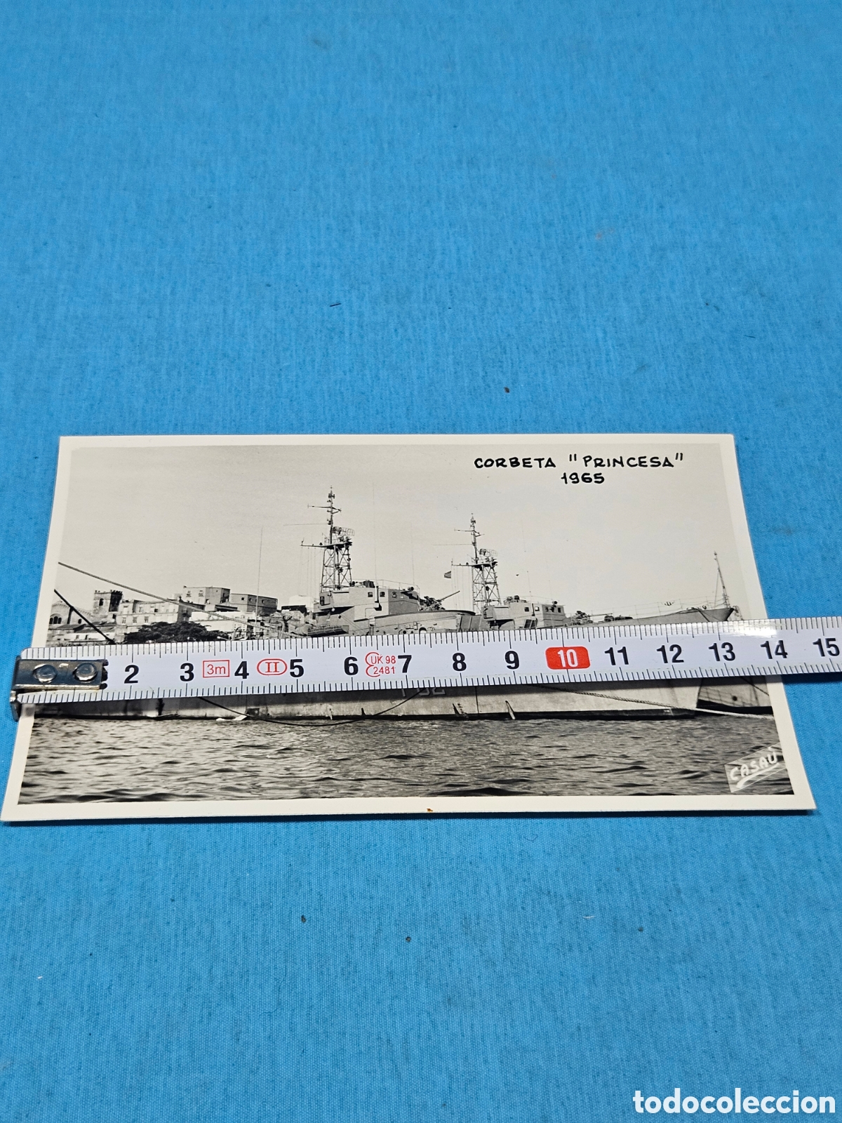 Fotograf&iacute;a antigua: FOTOGRAFIA CORBETA PRINCESA 1965 - Foto 1