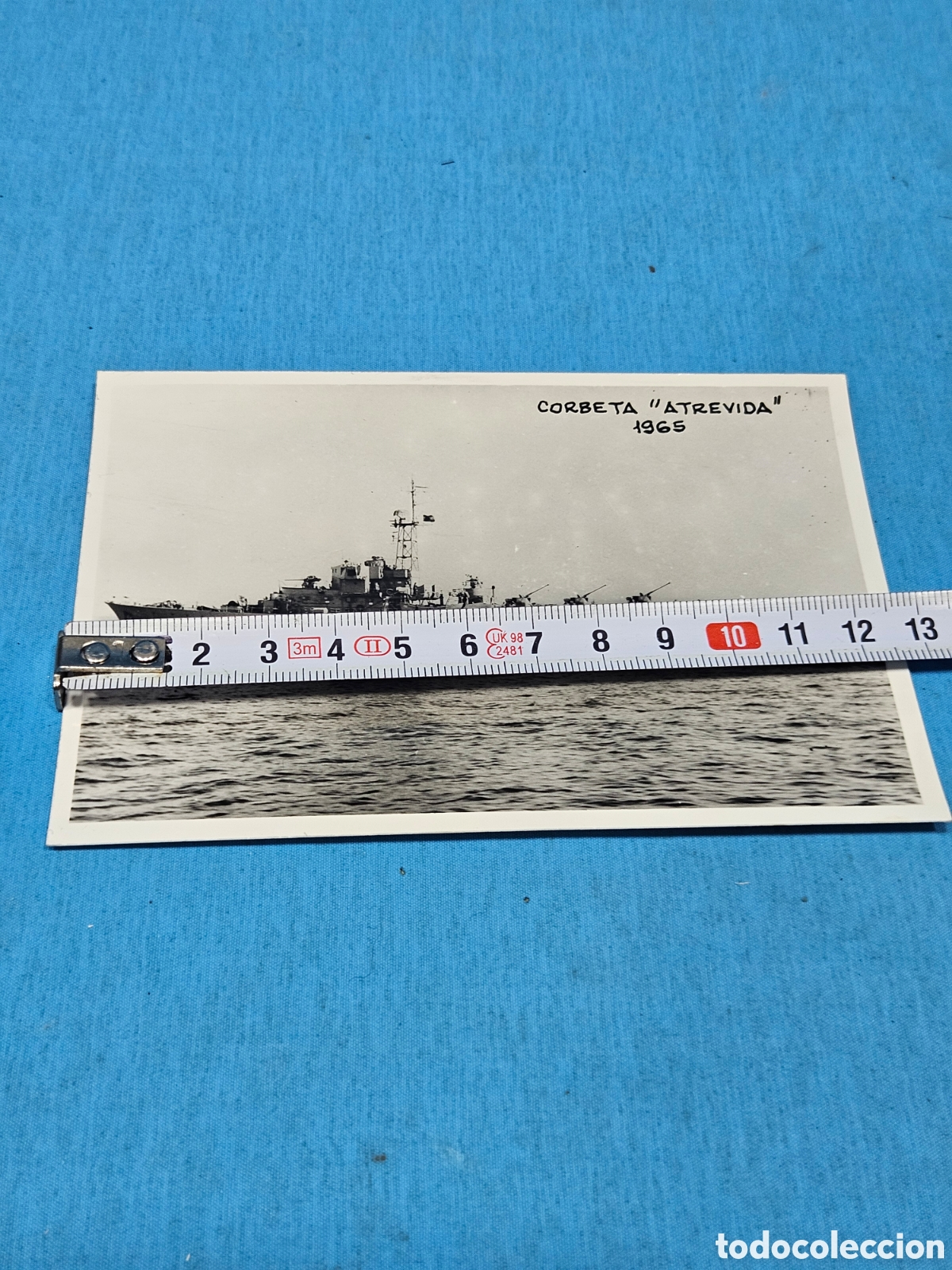 Fotograf&iacute;a antigua: FOTOGRAFIA CORBETA ATREVIDA 1965 CASAU