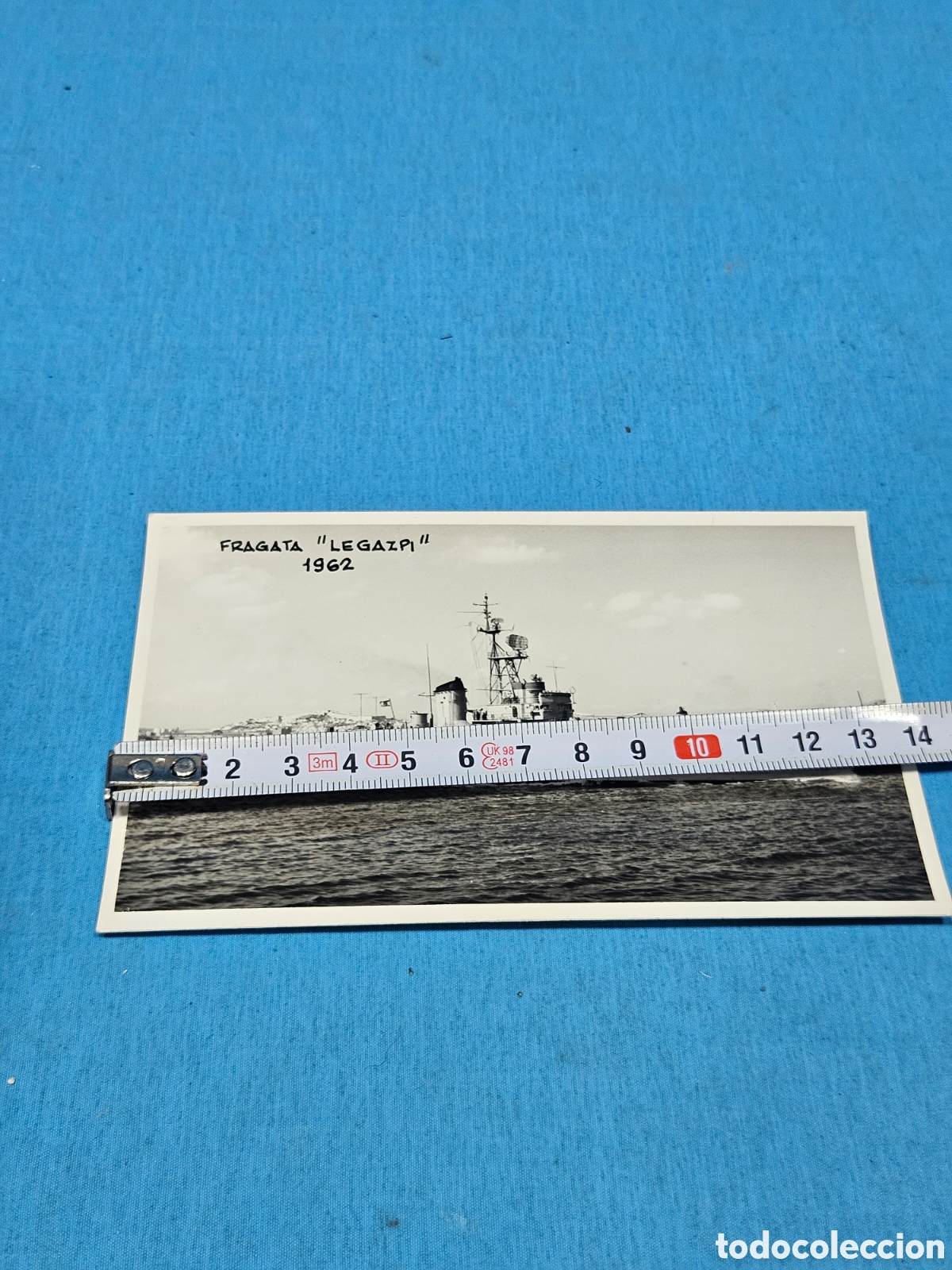 Fotograf&iacute;a antigua: FOTOGRAFIA FRAGATA LEGAZPI 1962 CASAU