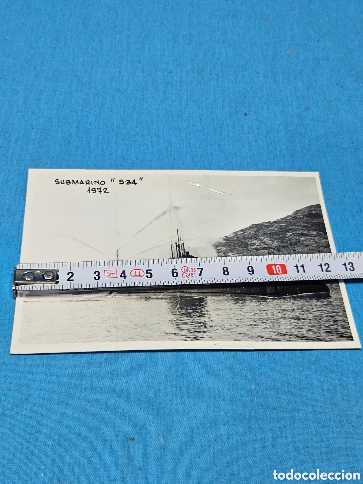 Fotograf&iacute;a antigua: FOTOGRAFIA SUBMARINO S34 1972 CASAU