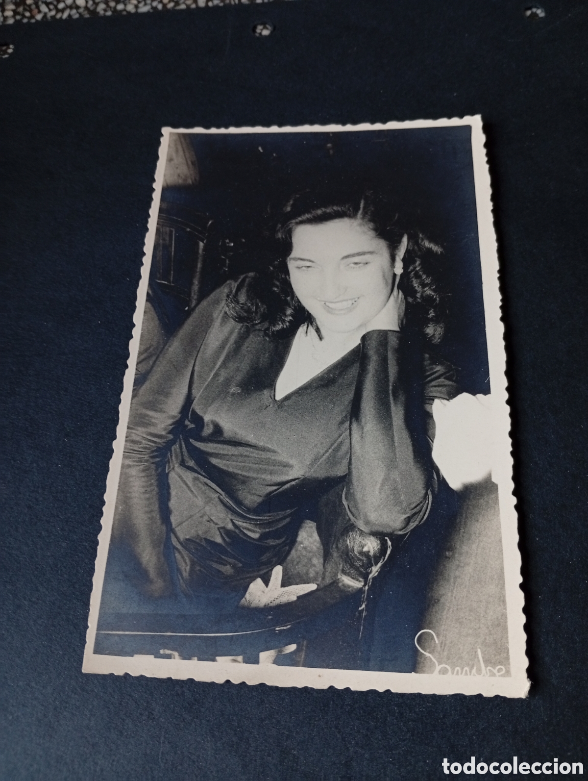 Fotograf&iacute;a antigua: Fotograf&iacute;a antigua mujer 1953