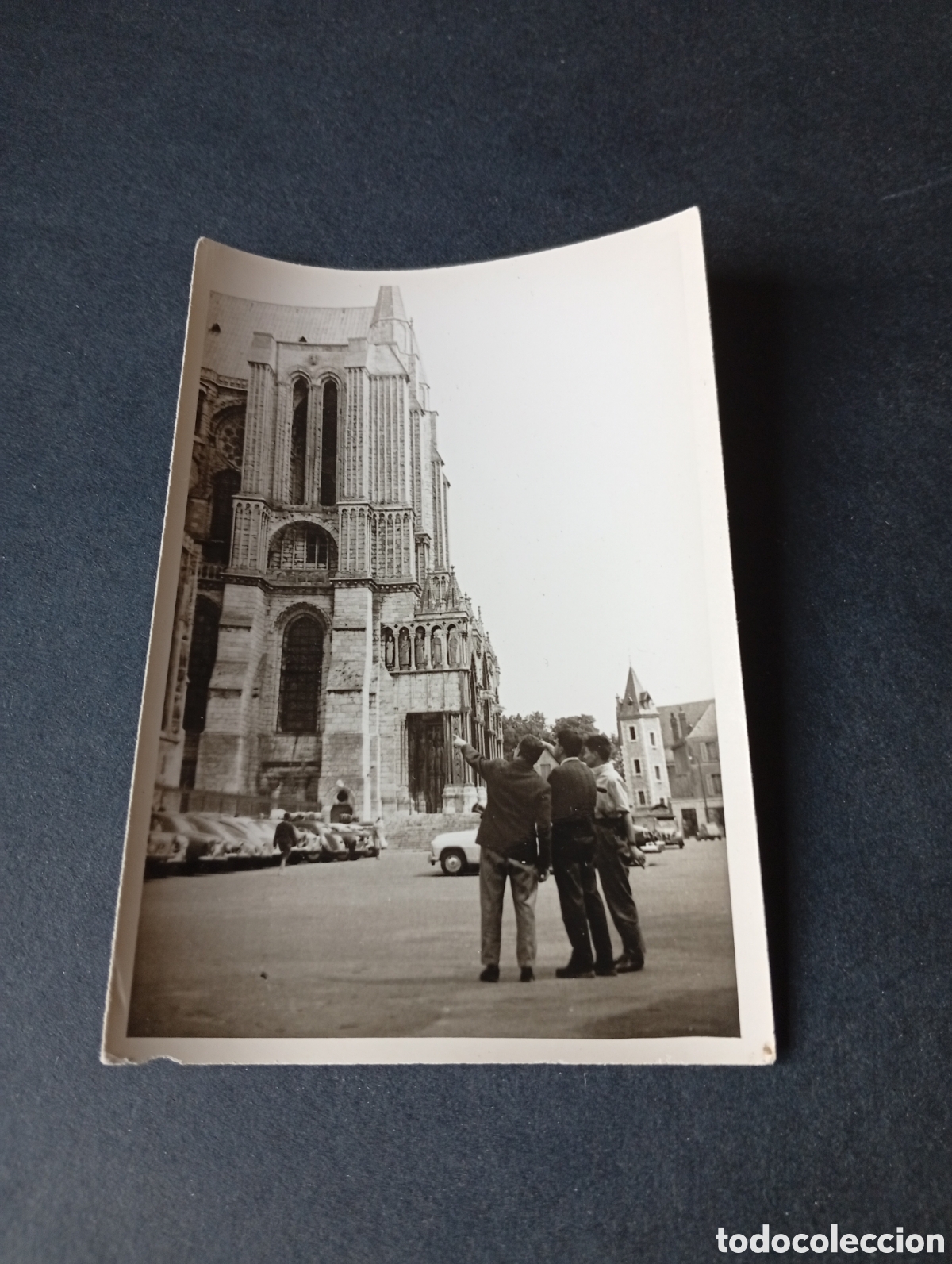 Fotograf&iacute;a antigua: Fotograf&iacute;a catedral de notre dame de reims, Paris