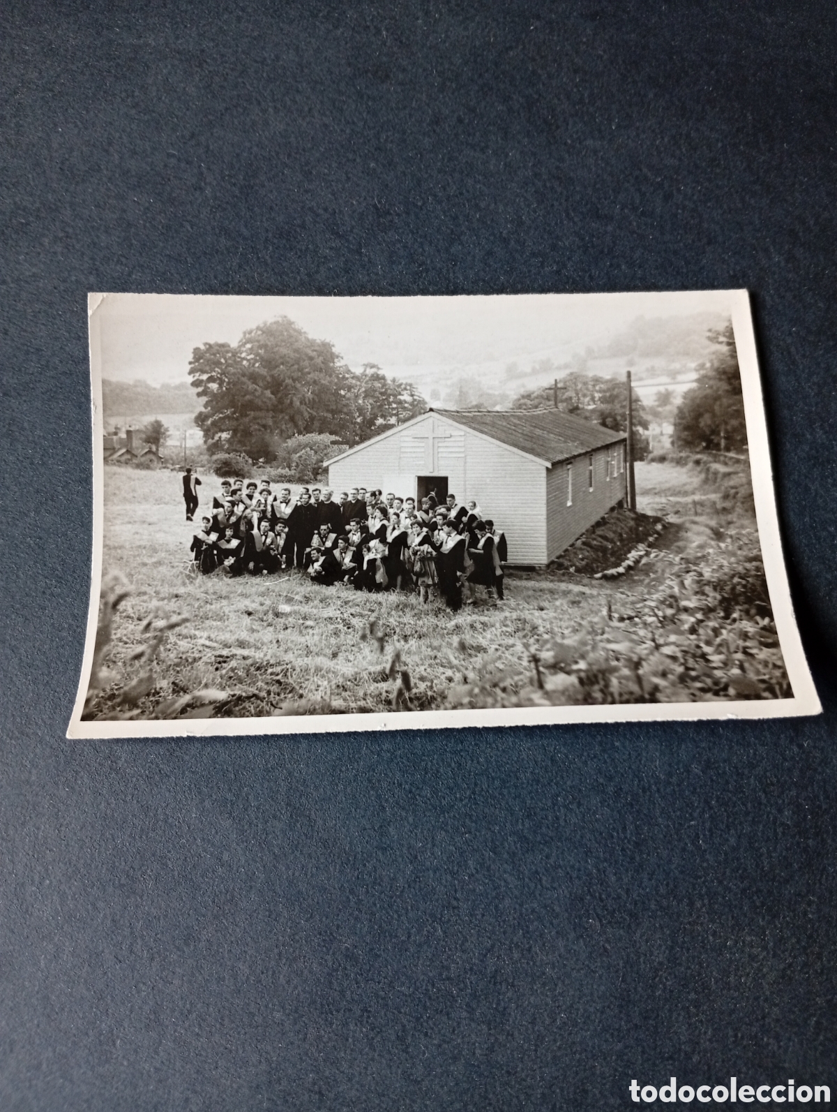 Fotograf&iacute;a antigua: Fotograf&iacute;a celebraci&oacute;n iglesia,mornes ?????