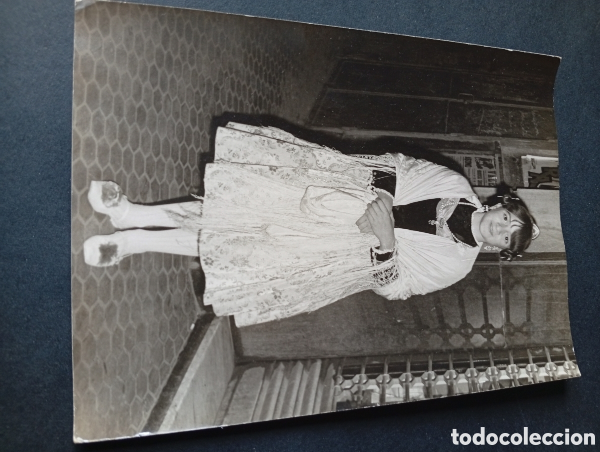 Fotograf&iacute;a antigua: Fotograf&iacute;a ni&ntilde;a fallera...