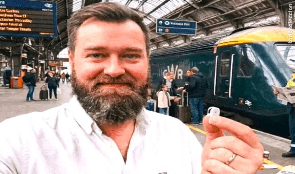 Fotograf&iacute;a antigua: HOMBRE CON BARBA. FOTOGRAFIA.