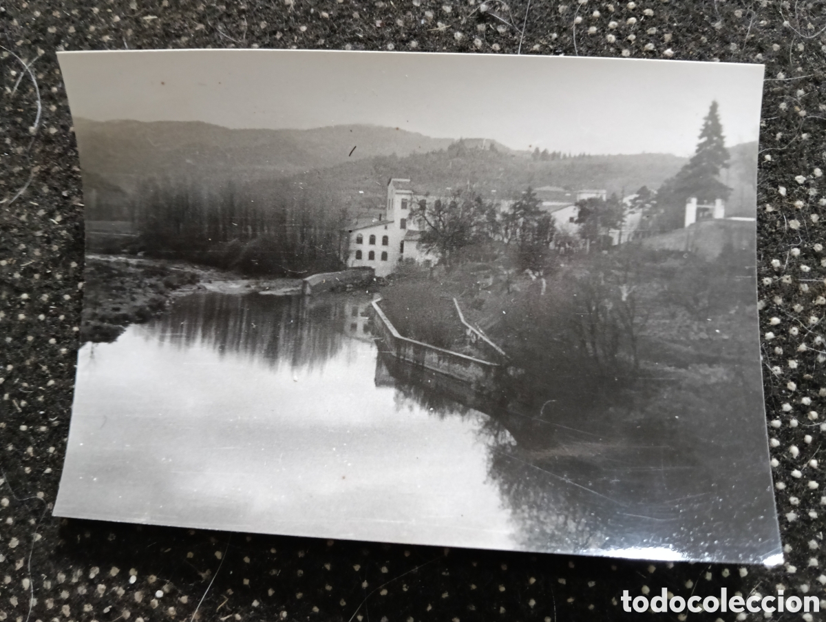 Fotograf&iacute;a antigua: Fotograf&iacute;a del embalse de San Quircio Safaja, Moya es Barcelona,&nbsp;es una infraestructura hidr&aacute;ulica e