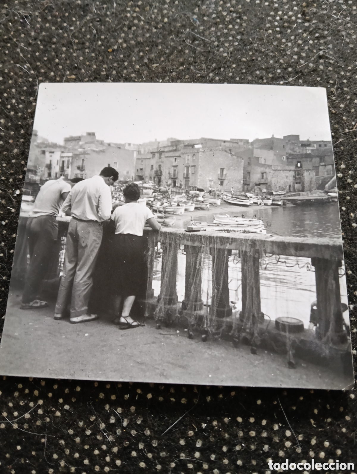 Fotograf&iacute;a antigua: Esta fotograf&iacute;a corresponde al antiguo&nbsp;puerto pesquero de L'Escala, situado en la Costa Brava, Catal