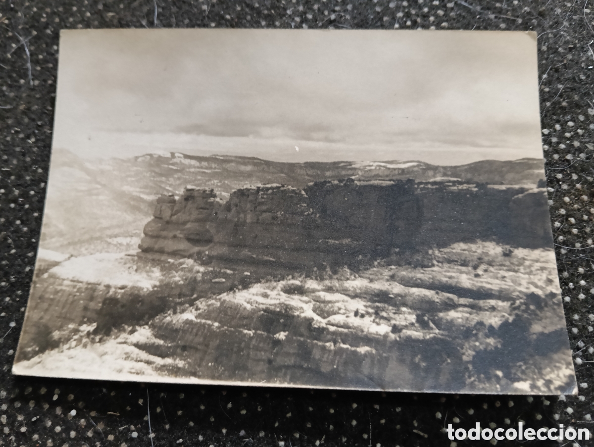 Fotograf&iacute;a antigua: Tavertet (Osona, Barcelona):&nbsp;Famoso por sus impresionantes riscos y acantilados, mide 10,5 x 7,5 cm