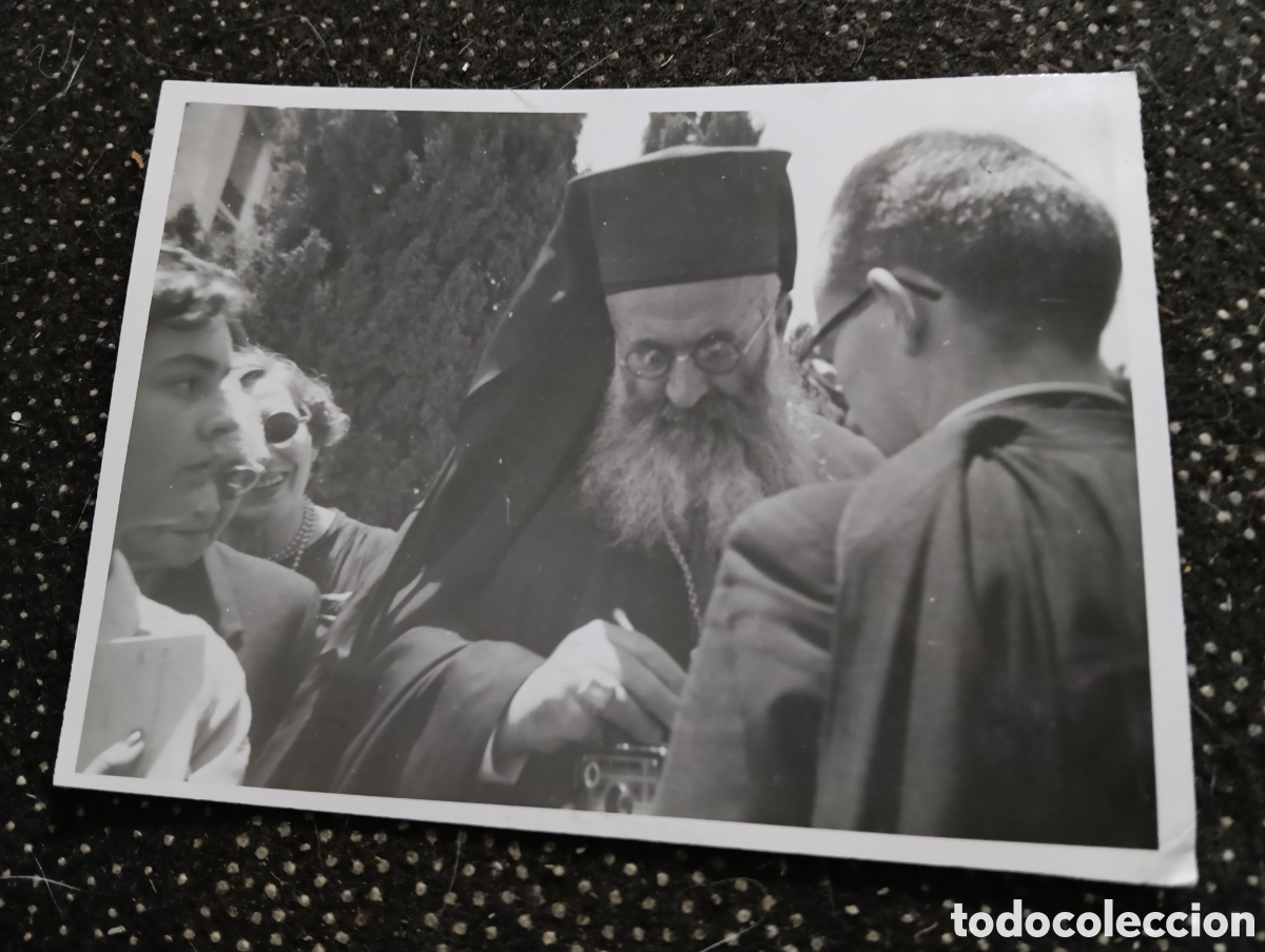 Fotograf&iacute;a antigua: Fotograf&iacute;a del Patriarca Aten&aacute;goras I&nbsp;(1886-1972), quien fue el&nbsp;Patriarca Ecum&eacute;nico de Constantinopl