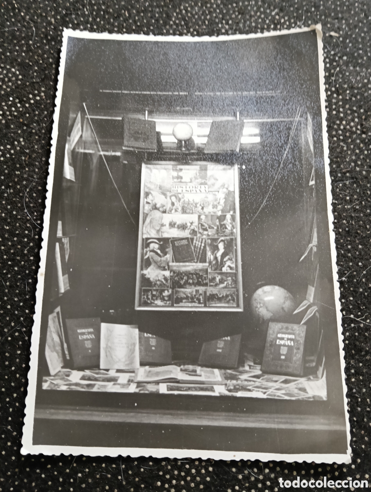 Fotograf&iacute;a antigua: Fotograf&iacute;a de la librer&iacute;a Antunez Pontevedra Exposici&oacute;n efectuada en sus escaparates durante 8 d&iacute;as