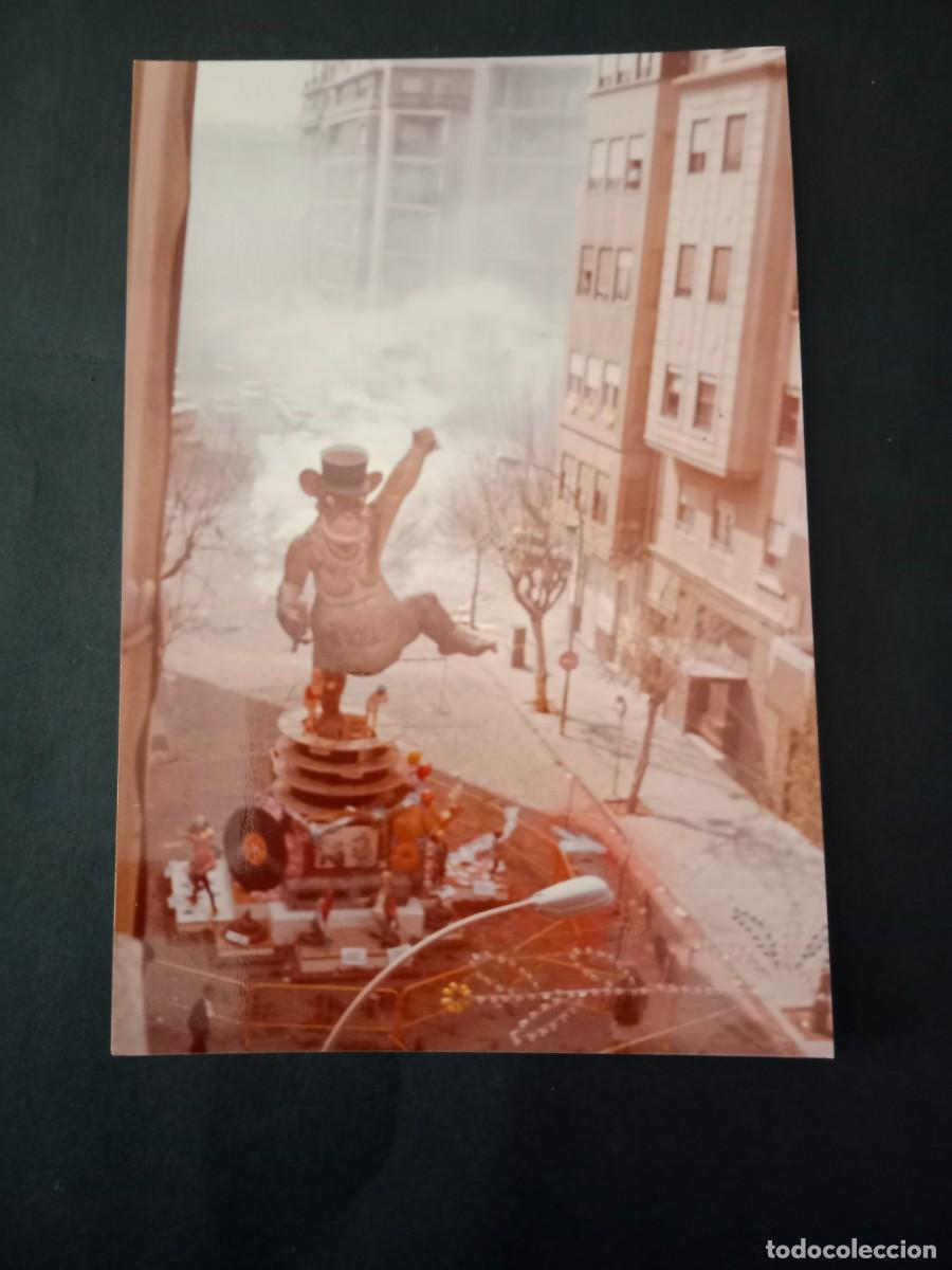 Fotograf&iacute;a antigua: FALLA SAN IGNACIO DE LOYOLA - JESUS Y MARIA - VALENCIA - FOTO MONUMENTO FALLERO PLANTADO EN 1986