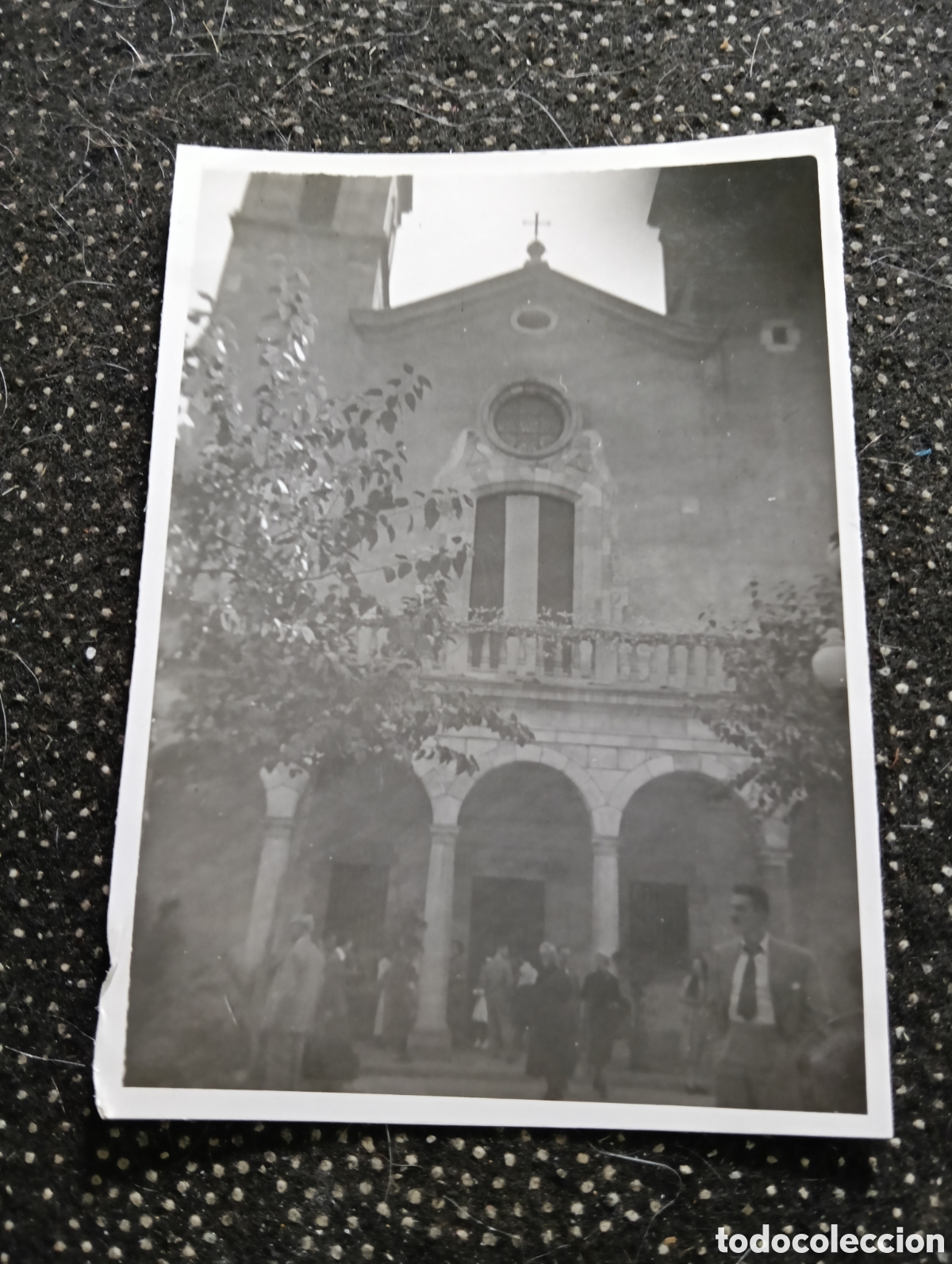 Fotograf&iacute;a antigua: 1952 Fotograf&iacute;a de la Iglesia de Sant Pere Nolasc&nbsp;en Barcelona, mide 11,5 x 8,5 cm