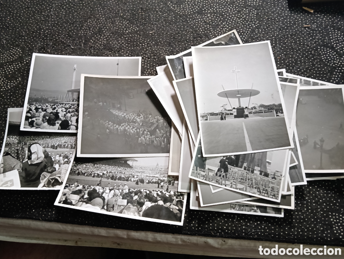 Fotograf&iacute;a antigua: 26 Fotograf&iacute;as del Congreso Eucar&iacute;stico de Barcelona 27-5-1952 en varias zonas de Barcelona, Tibidab