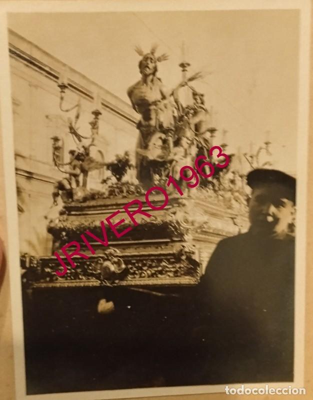 Fotograf&iacute;a antigua: SEMANA SANTA SEVILLA, A&Ntilde;OS 20,MISTERIO HERMANDAD DE LAS CIGARRERAS, 94X122MM