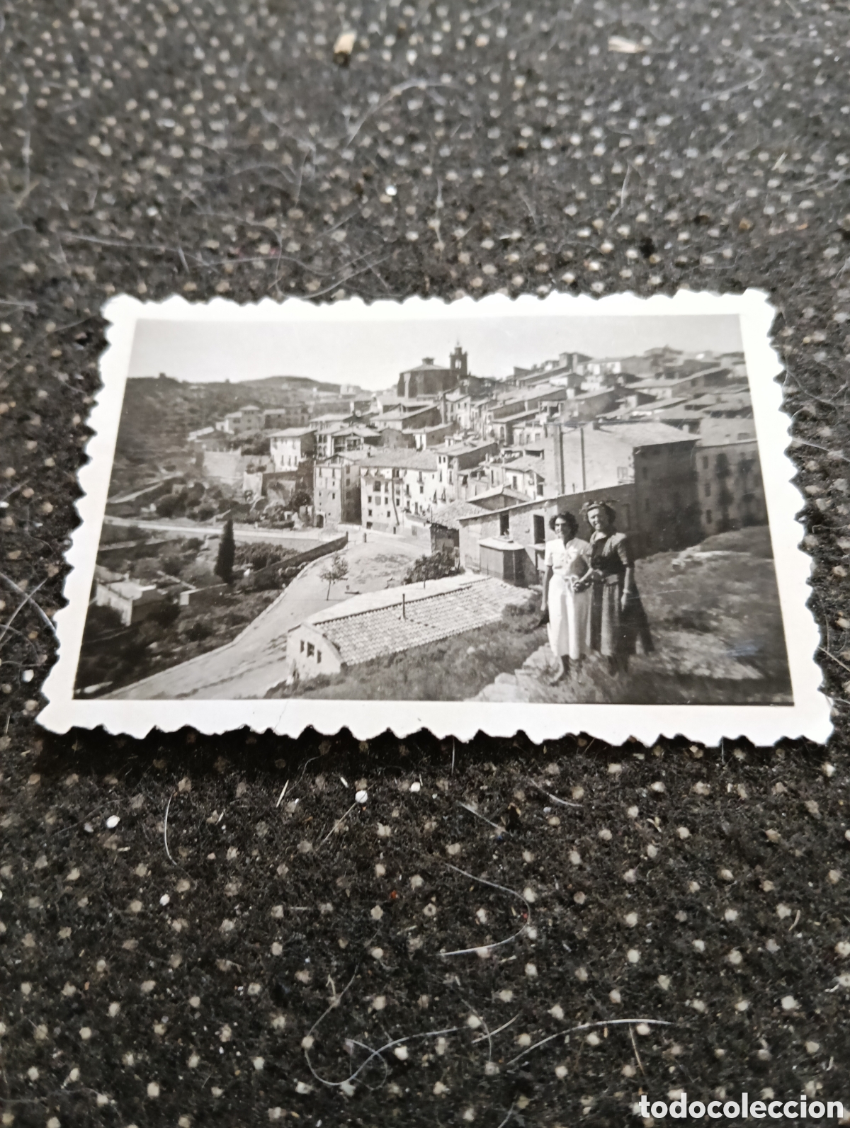 Fotograf&iacute;a antigua: Peque&ntilde;a fotograf&iacute;a de CARDONA 1941 Barcelona mide 7 x 5 cm